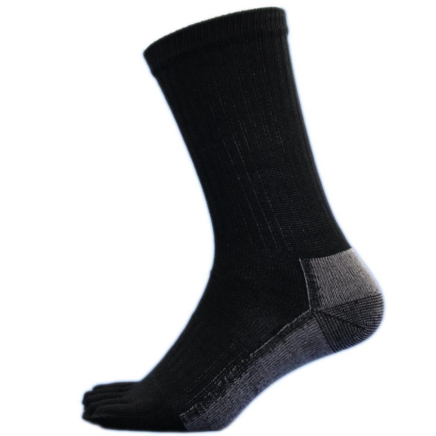 靴下 メンズ 軍足 5本指 吸湿シルクで蒸れずに快適 破れにくく安全靴に