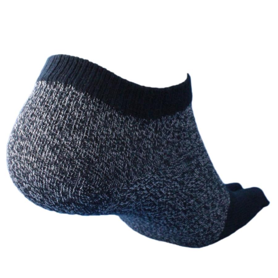 靴下 メンズ 軍足 超純綿 ショート 5本指 綿で指先スッキリ 杢 3足組 メンズソックス 25〜27cm 夏 作業 CS626 |  | 04