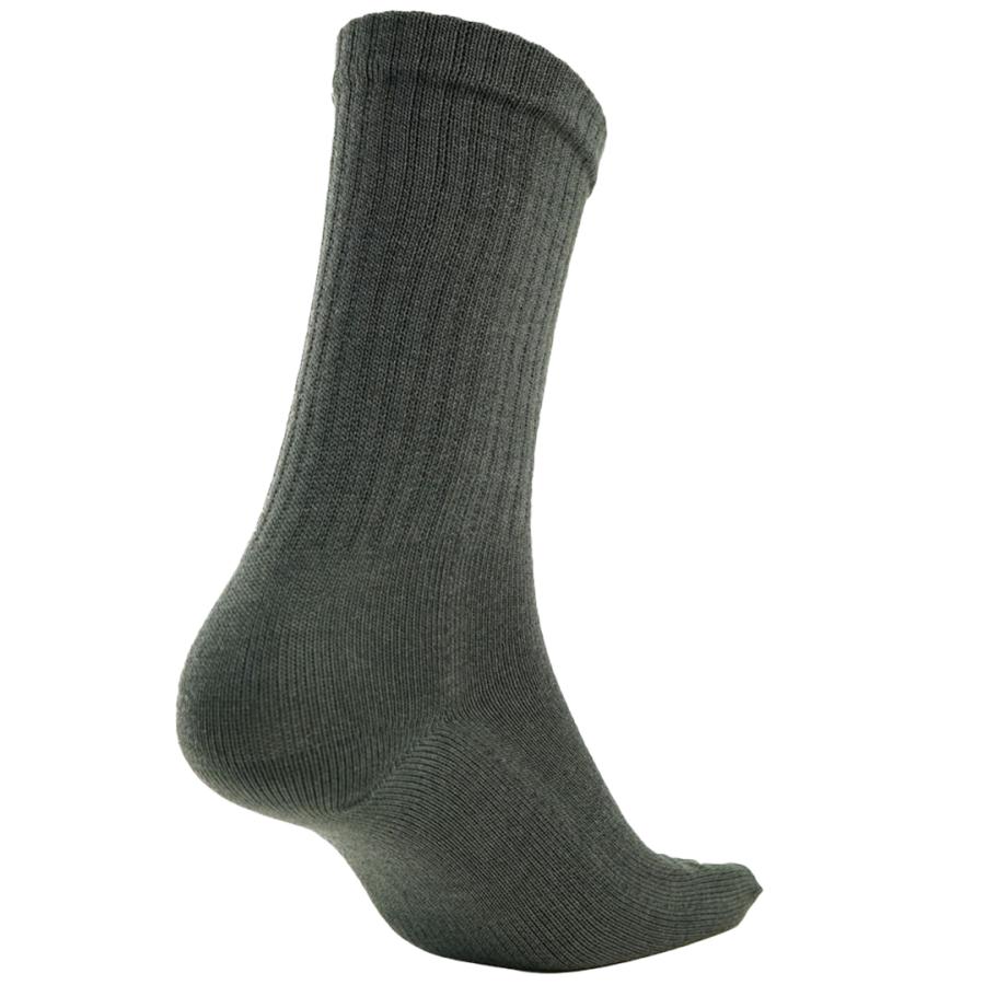 靴下 メンズ 5本指 吸湿発熱 軍足 防寒消臭「ほんわかLIFE極」 グレー