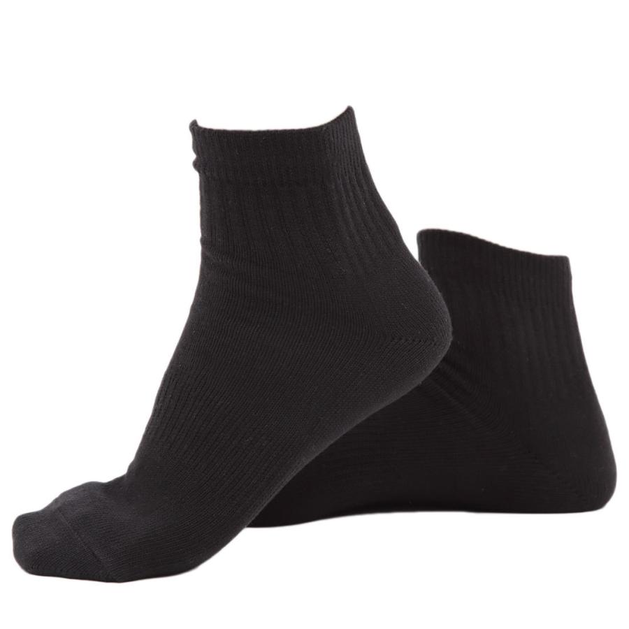 靴下 軍足 メンズ ミドル丈 強い 抗菌シルク＆綿でさらりとした履き心地が続く！プロソックスオリジナル 先丸 黒 3足組 作業にぴったり 25〜27cm PS0053 |  | 06