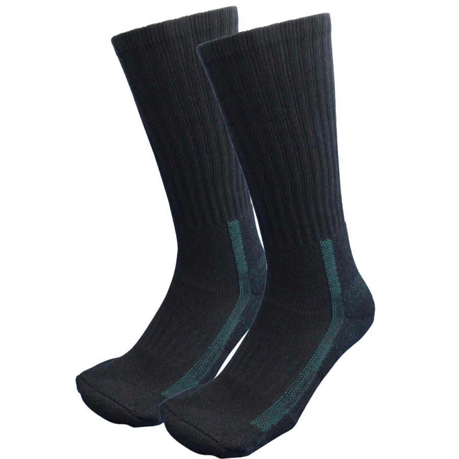 靴下 メンズ 滑り止め付 ロングブーツ用 大きい 軍足 踏ん張りがきく 底パイル 先丸 LL寸 ソックス 長靴 チャコールグレー 27〜29cm 厚手 安全靴 作業 RB753 |  | 07