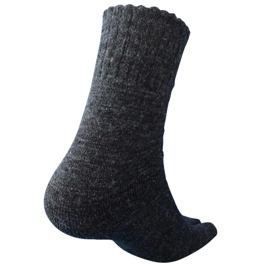 靴下 軍足 メンズ 防寒 厚手 足袋 指付 男のアンゴラ風裏起毛 ソックス あったかリッチな肌ざわり 黒 2足組 24.5〜27cm 口ゴムゆったり 厚手 丈夫 US787 |  | 06