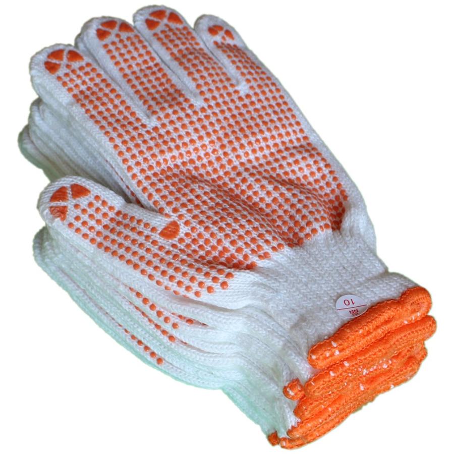 軍手 滑り止め付き 12双 天然ゴム 作業用 安全 グリーン Lサイズ 1731 ハイグリップ すべり止め軍手 MHG－400 Lサイズ 12双