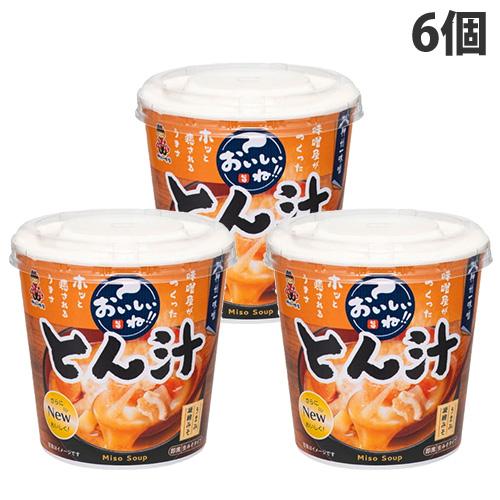 即席みそ汁 おいしいね！！ とん汁 神州一味噌 6個 : ドラッグスーパー