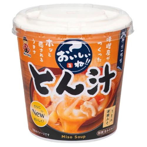 即席みそ汁 おいしいね！！ とん汁 神州一味噌 6個 : ドラッグスーパー