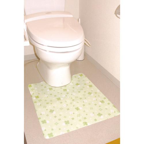 トイレ用消臭フロアシート グリーン(クローバー柄) 20枚×20袋 使い捨て 介護施設 介護 業務用 トイレ フロアシート 『送料無料（一部地域除く）』_1