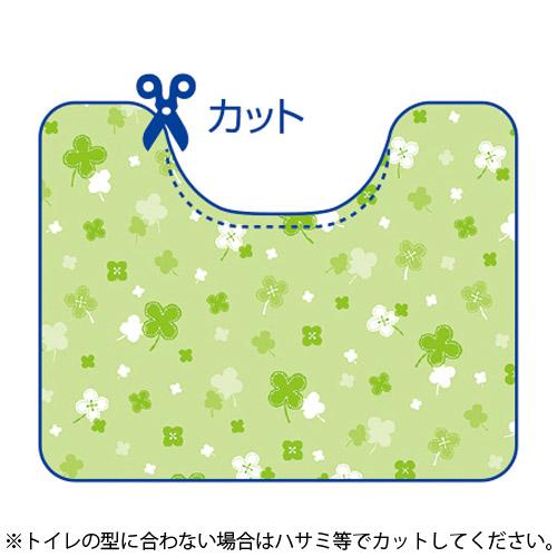 トイレ用消臭フロアシート グリーン(クローバー柄) 20枚×20袋 使い捨て 介護施設 介護 業務用 トイレ フロアシート 『送料無料（一部地域除く）』_3