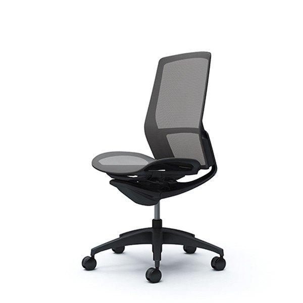 『代引不可』『受注生産品』 オカムラ オフィスチェア フィノラ 肘なし ハイバック メッシュ座 ミディアムグレー C735MR-F1F2 『送料無料（一部地域除く）』
