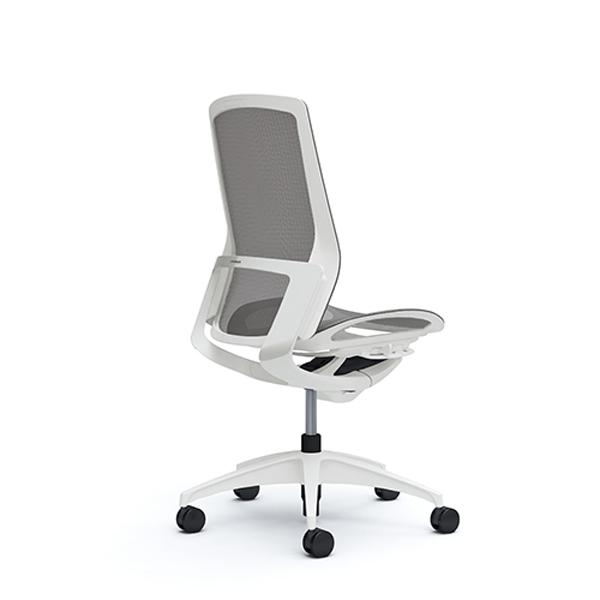 『代引不可』『受注生産品』 オカムラ オフィスチェア フィノラ 肘なし ハイバック メッシュ座 ミディアムグレー C735WW-F1F2 『送料無料（一部地域除く）』_1