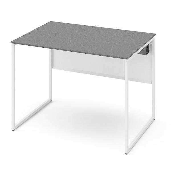 『代引不可』オカムラ 平机 ソリスト スタンダードタイプ ネオホワイト脚 W1000×D700×H720mm ブラック(塗装天板) 3K2ALF MHM6 『送料無料（一部地域除く）』