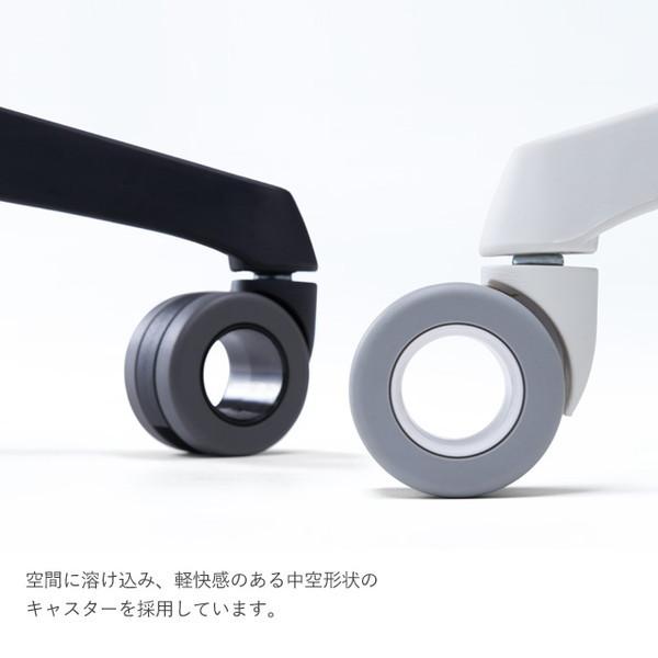 『代引不可』 オカムラ チェア シナーラ ライトグレージュボディ 肘なし ホワイト ノーマルナイロンキャスター CD76XE F2X2の画像