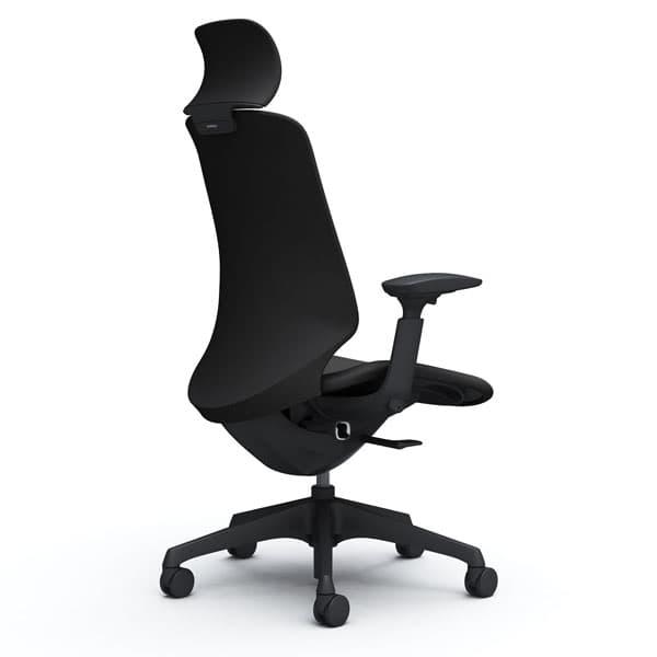 『代引不可』『受注生産品』 オカムラ スフィア EXハイ ブラックボディ 可動肘 座調節無 ナイロンキャスター リネット CT4GAA『送料無料（一部地域除く）』_2