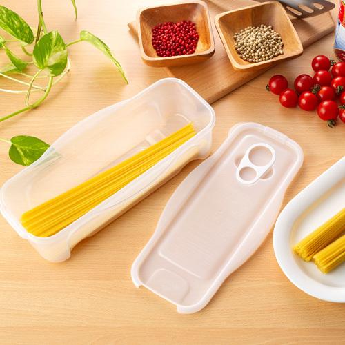 イノマタ化学 レンジ調理器 レンジで簡単 パスタ用 1714 パスタ スパゲッティ レンジ 保存 容器 パスタケース レンジ調理器具 電子レンジ|alude|03