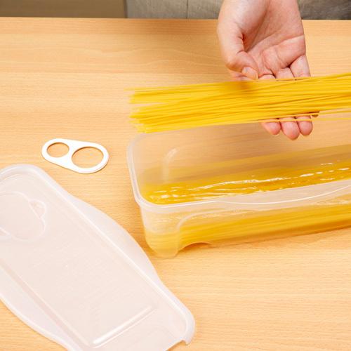 イノマタ化学 レンジ調理器 レンジで簡単 パスタ用 1714 パスタ スパゲッティ レンジ 保存 容器 パスタケース レンジ調理器具 電子レンジ|alude|05