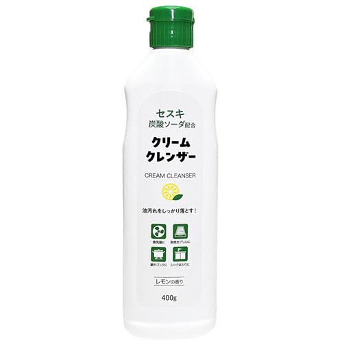 ミツエイ セスキ炭酸ソーダ配合 クリームクレンザー レモンの香り 400g
