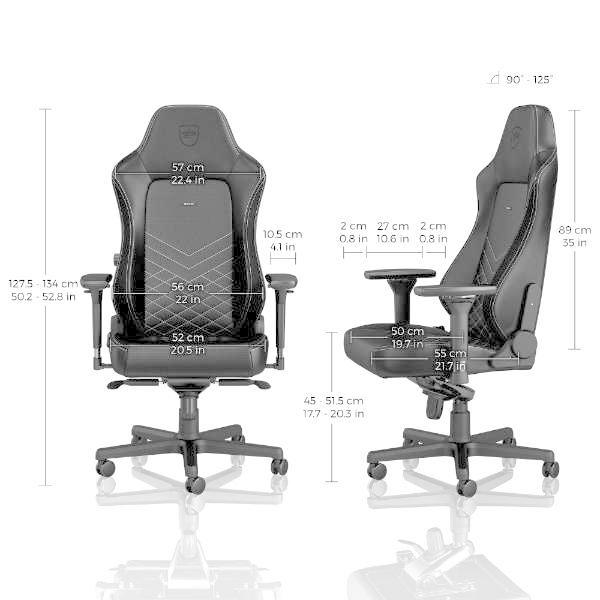 noblechairs HERO 『代引不可』 ゲーミングチェア ホワイト NBL-HRO-PU 