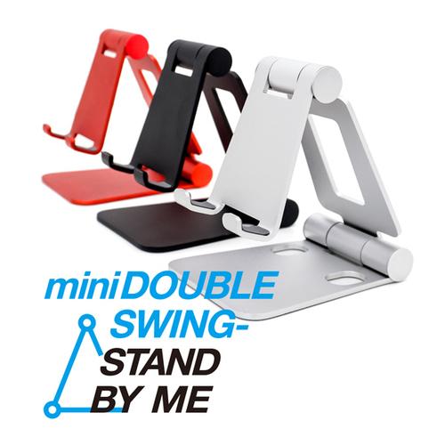 ARCHISS スマホ用 アルミスタンド mini DOUBLE SWING STAND BY ME レッド｜alude｜02