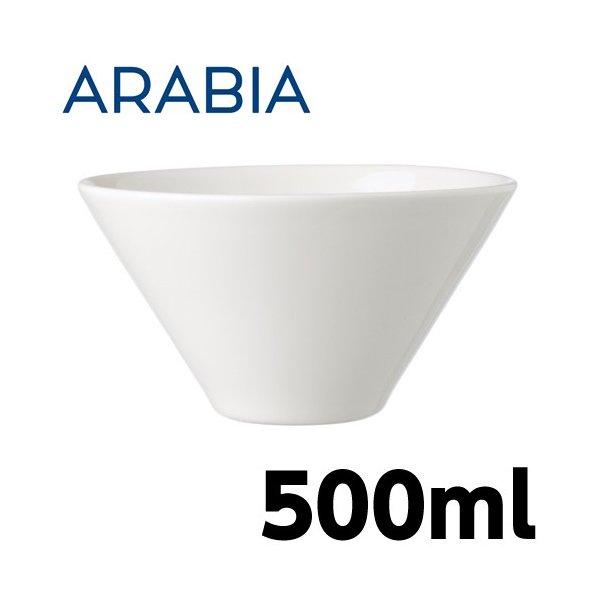 ARABIA アラビア Koko ココ ボウル S 500ml ホワイト｜alude