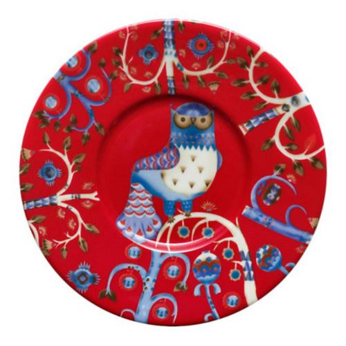 並行輸入品』 イッタラ タイカ 15cm プレート ソーサー レッド iittala