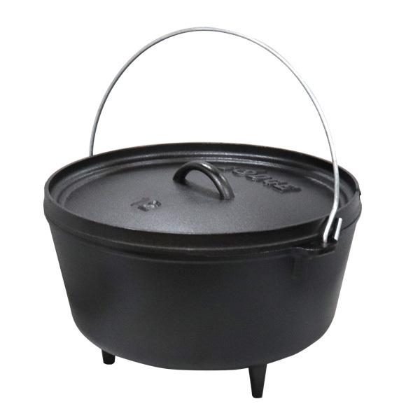 LODGE ロッジ キャンプオーヴン 12インチ ディープ Cast Iron Deep Camp Dutch Oven L12DCO3