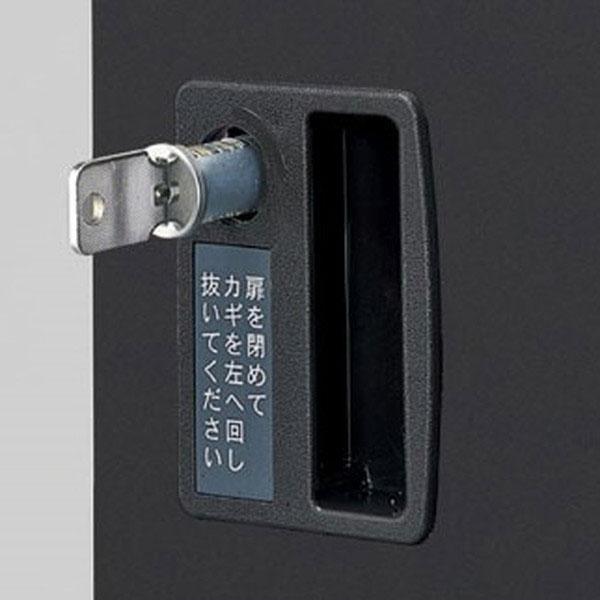 『代引不可』 生興 小物入ロッカー 2列10段 20人用 内筒交換錠 W400×D300×H1600 ブラック KLKK-20-TNBK 『送料無料（一部地域除く）』の画像