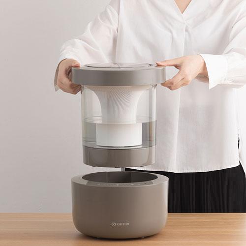 『取寄品』『ポイント10倍』リズム時計 超音波式加湿器 MIST 350 ウォームグレー 9YYA29RH84 超音波 加湿器 ミスト350 シンプル 雲海 照明 リズム『送料無料（一部地域除く）』 RHYTHM 『取寄品』『ポイント10倍』リズム時計 超音波式加湿器 MIST