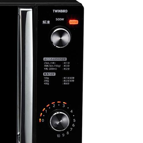 ツインバード 電子レンジ レンジ 20L フラットテーブル DR-D278B Amazon.co.jp: ツインバード 燕三条 電子レンジ レンジ 20L フラット