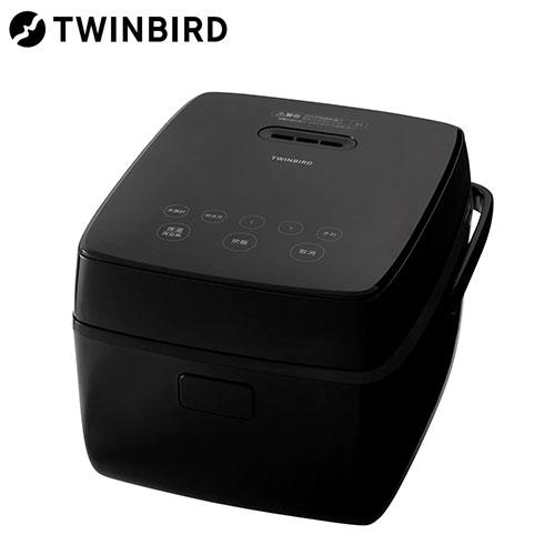 ツインバード（TWINBIRD） 炊飯器 3合 IH 炊飯ジャー ブラック RM