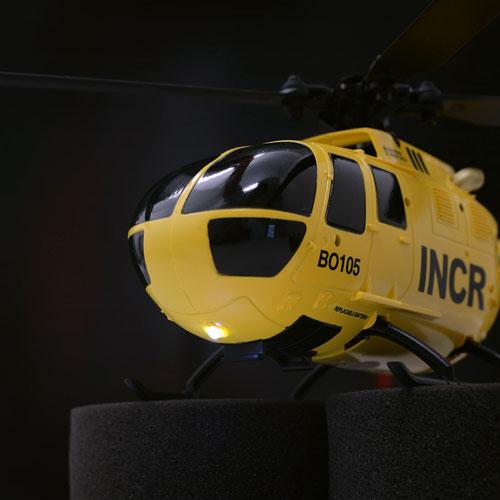 ラジコン ヘリ 1/48スケール本格デザイン 100g未満 免許不要 初心者 子供向け ジーフォース Bo105 INCR RTFセット ヘリコプター_8