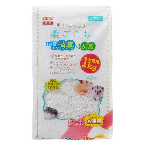 GEX（ジェックス） 柔ごこち 1kg×2個 ハムスター用マット マット