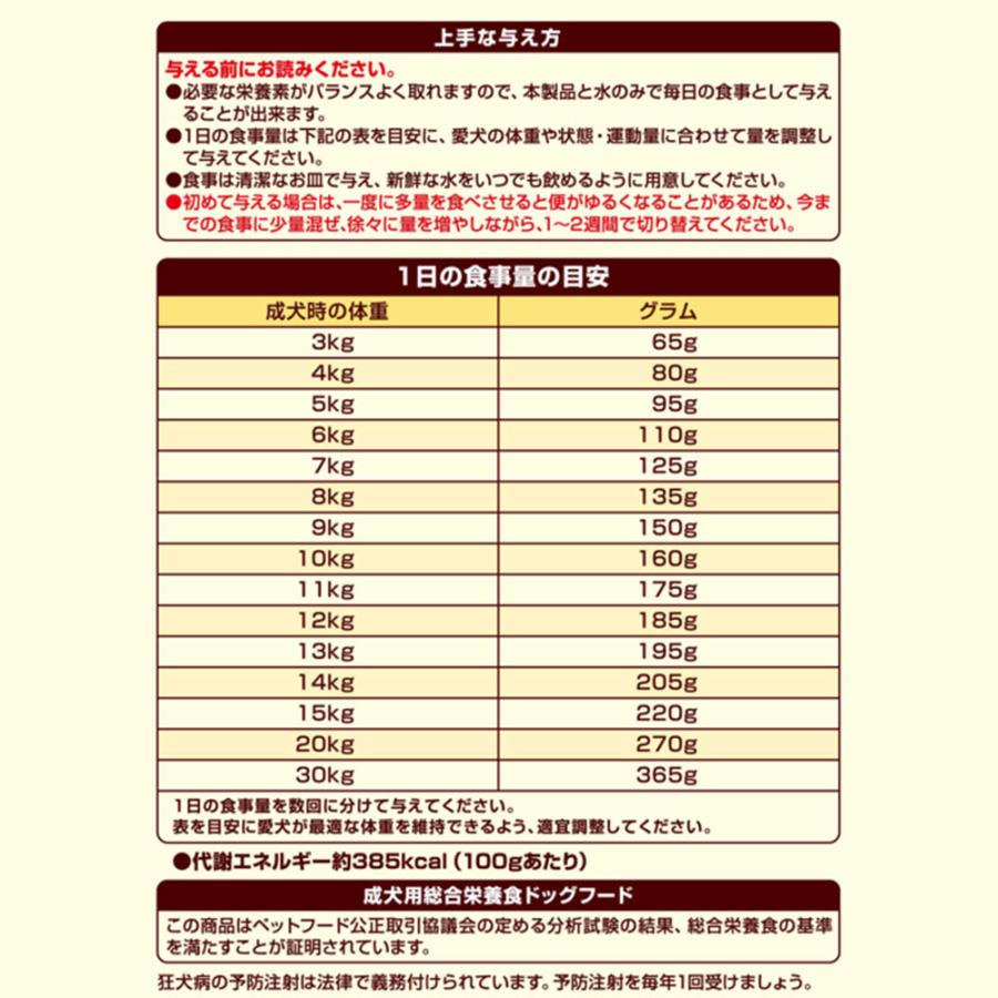 グランデリ フレシャス アダルト 成犬用 お肉たっぷりタイプ チキン＆ビーフ入り 中粒 2.7kg 4個『送料無料（一部地域除く）』_5