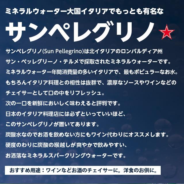 『お1人様1箱限り』 サンペレグリノ S.pellegrino 炭酸水 500ml×24本 スパークリング ミネラルウォーター|alude|05