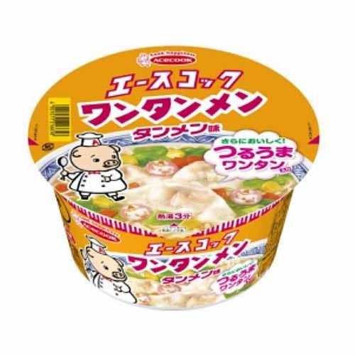 エースコック ワンタンメンどんぶり タンメン味 79g×12個 インスタント タンメン カップ 雲呑 スープ カップスープ インスタントスープ｜alude｜02