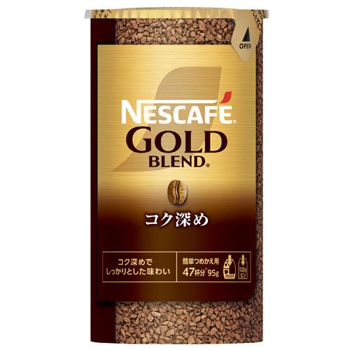 めぐもぐφ(ｃ・ω・ )ψ モグモグ　ゴールドブレンドコク深め　エコ　１箱 インスタントコーヒー ゴールドブレンド コク深め エコ＆システム 95g