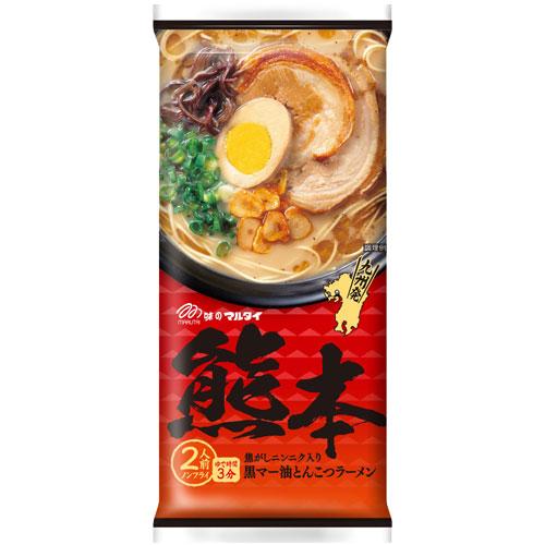 大特価￥19000 　1食分￥158　マルタイ熊本黒マー油とんこつラーメン マルタイ 熊本黒マー油とんこつラーメン 186g×3個 : ドラッグスーパー