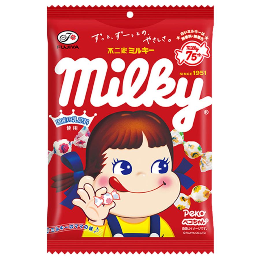 不二家 ミルキー 100g×3袋 キャンディ 飴 あめ ソフトキャンディ Milky