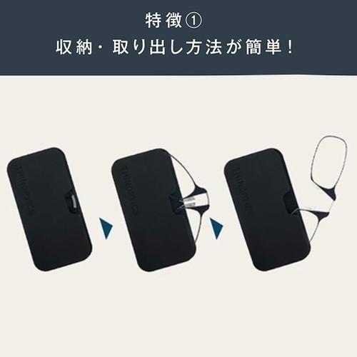 LIBERTA（リベルタ） Thin Optics 拡大鏡 POD BK 眼鏡型ルーペ ルーペ