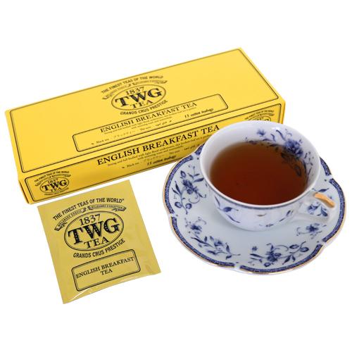 TWG ENGLISH バーゲンセール BREAKFAST 紅茶 ティーバッグ PACKTB4007 高評価 15袋入 イングリッシュブレックファースト 茶葉