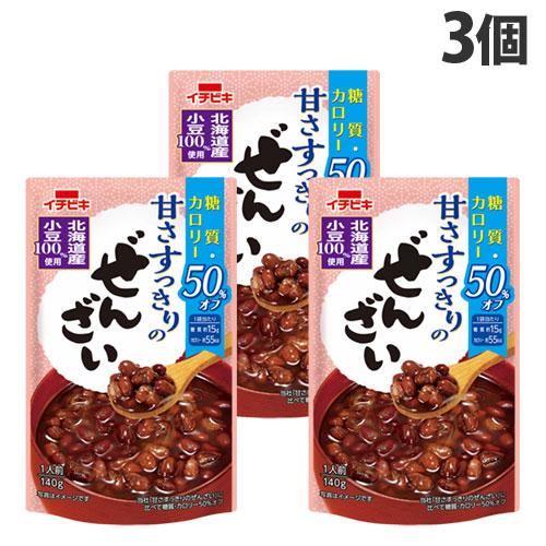 ぜんざい 糖質カロリー50％オフ 140g 3個 イチビキ : ドラッグスーパー