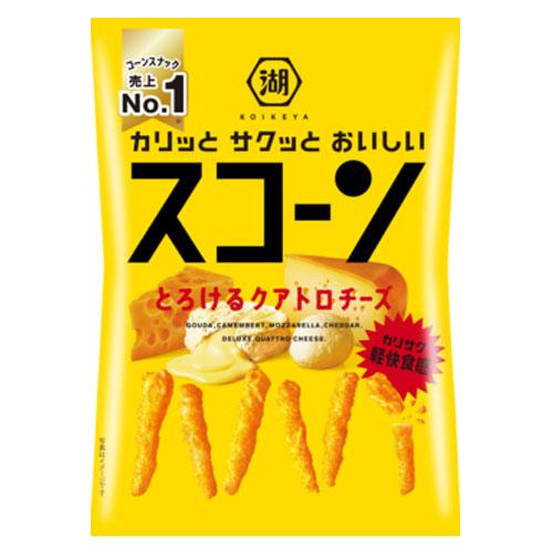 湖池屋 スコーン とろけるクアトロチーズ 73g×3袋 お菓子 スナック菓子