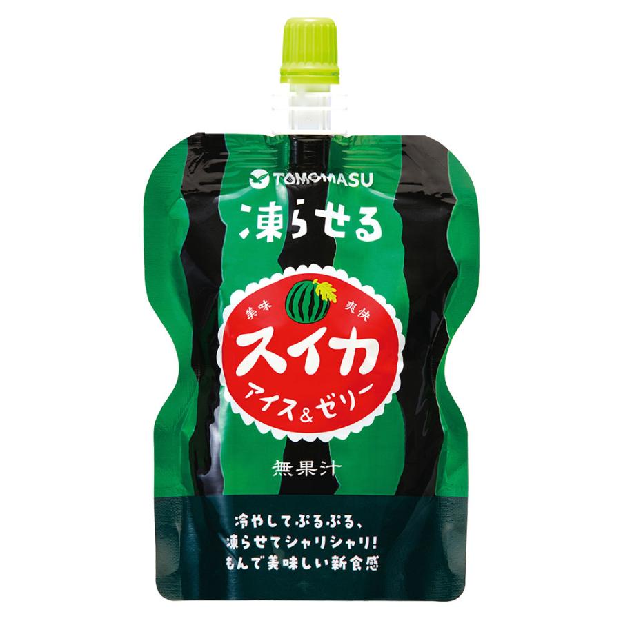 友桝飲料 果実アイス＆ゼリー スイカ 130g 6個 : ドラッグスーパー