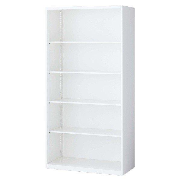『代引不可』 生興 クウォール システム収納庫  オープン書庫 W900×D400×H1800 RW4-18K 『送料無料（一部地域除く）』