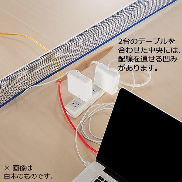 『代引不可』『組立設置込』 Garage ピンポンワークテーブル PW-1514HN 同色2台セット組(卓球台1台) 幅1525mm×奥行き1370mm×高さ760mm×2台 『返品不可』_3