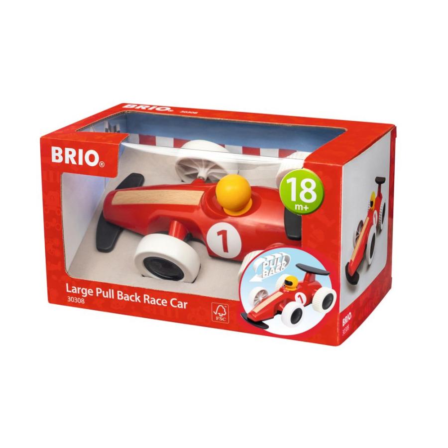 BRIO ブリオ 車 おもちゃ 大型プルバック レーシングカー 1歳半 