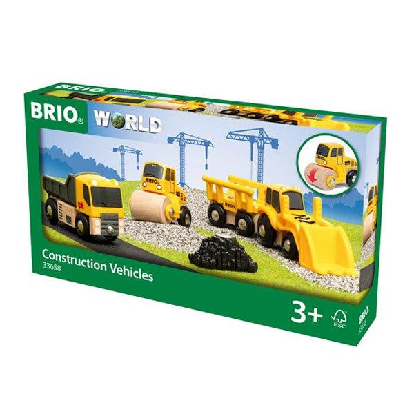 BRIO（ブリオ） レール 工事車両セット 3歳 クリスマスプレゼント 子供
