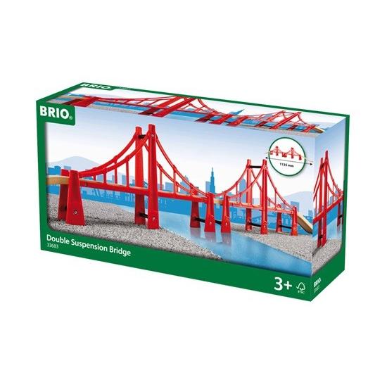 BRIO（ブリオ） レール ダブルサスペンション橋 3歳 誕生日プレゼント
