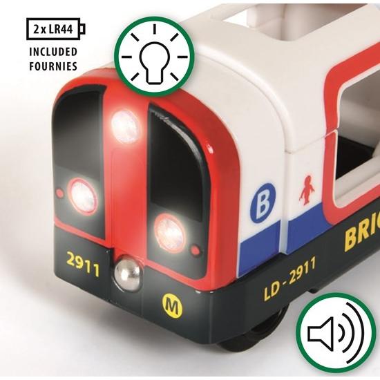 BRIO（ブリオ） レール ライト＆サウンド付メトロ列車 3歳 誕生日