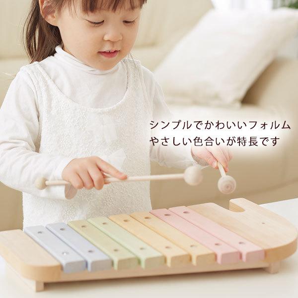木琴 エレファントシロフォン 2歳   誕生日プレゼント 子供 日本製 NIHON おもちゃ 子供 男の子 女の子 2歳 木のおもちゃの画像