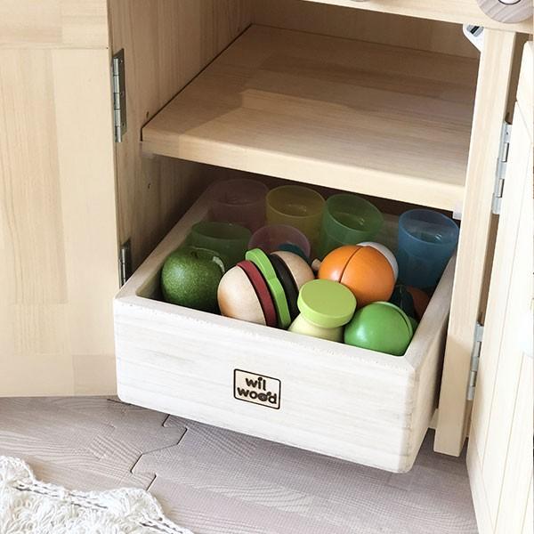 ままごと木箱 おもちゃ収納 雑貨収納 お片付けボックス インテリア 子供部屋 収納箱クリスマス クリスマスプレゼント ギフト 木製ままごとキッチンシリ Akg Tmk Tool07 ウィル ウッド 通販 Yahoo ショッピング