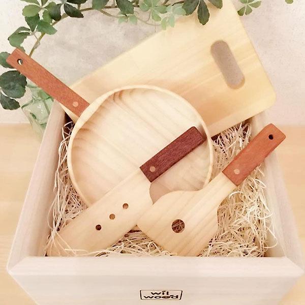 ままごとクッキングツールセット 日本製 木製 プレゼント ままごと道具 男の子 女の子 2歳 3歳 4歳 ままごと ごっこ遊び Akg Tmk Toolset ウィル ウッド 通販 Yahoo ショッピング